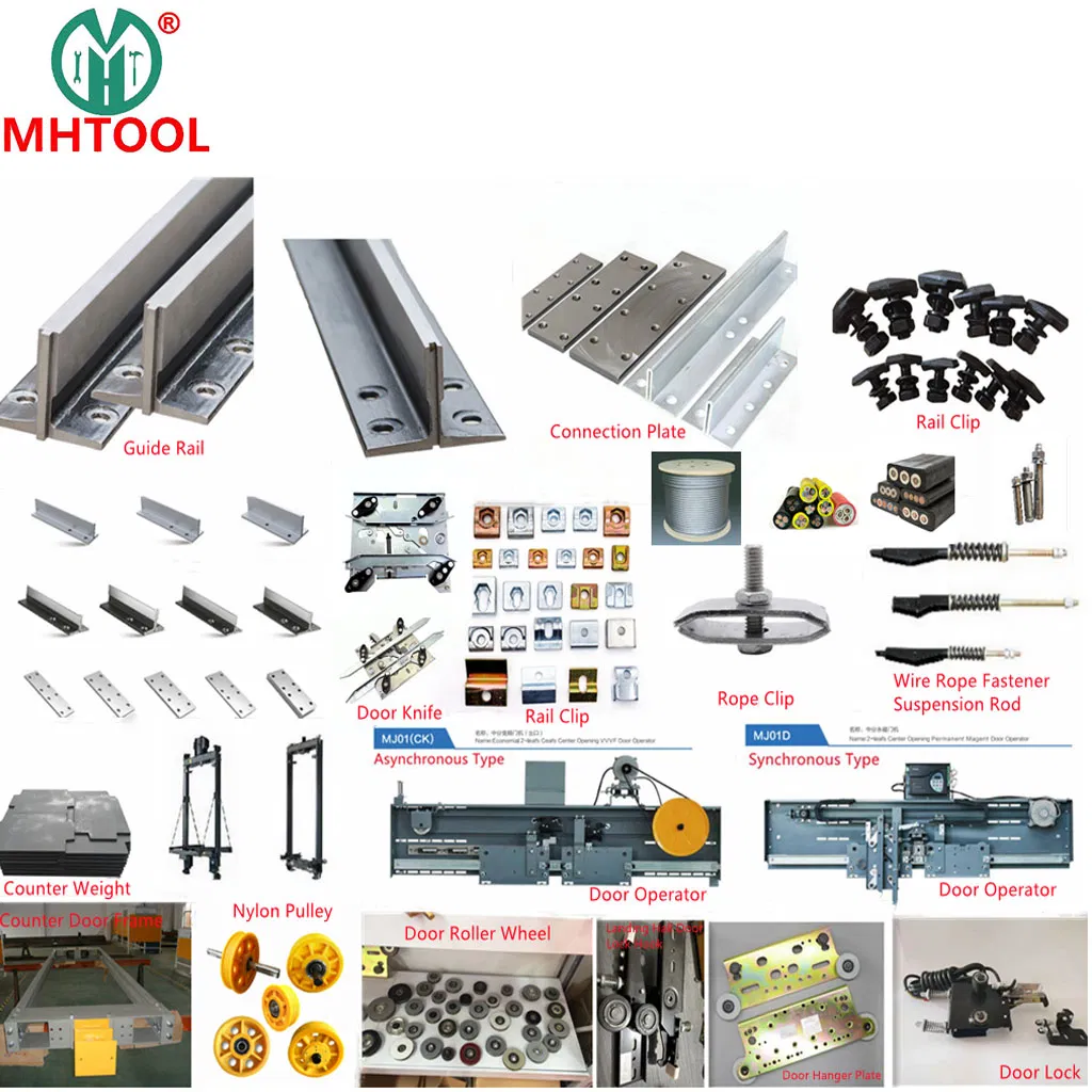 2 Panels Center Opening Door Operator Passenger Elevator Automatic Door Stainless Steel Lift Door Operator