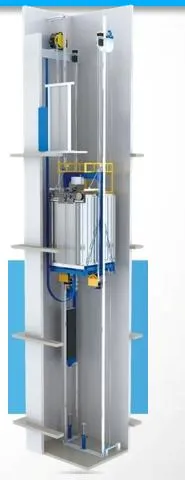 4 Panels Center Opening Door Small Home Lift Elevator