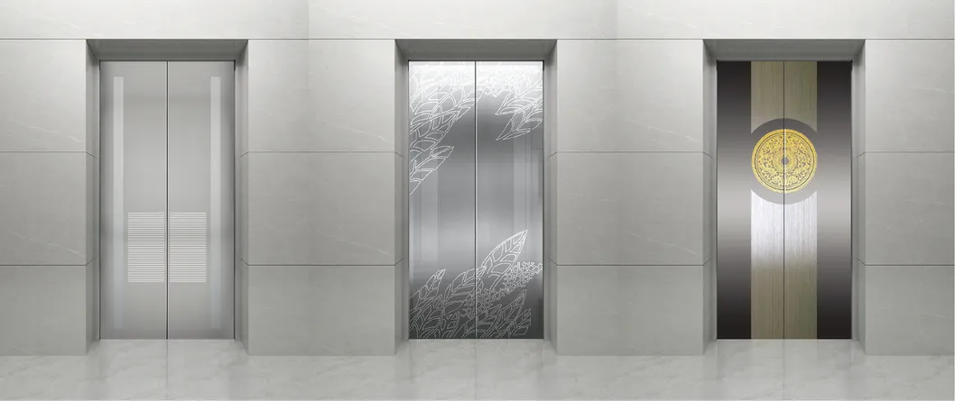 4 Panels Center Opening Door Small Home Lift Elevator