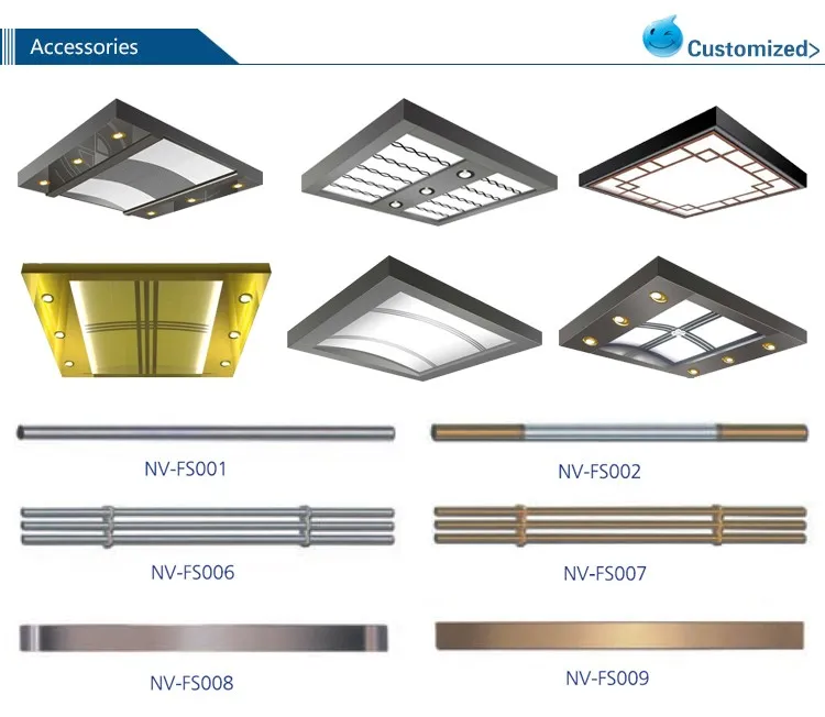 Capacity 1600kg Center Opening High Building Used Residential Passenger Elevator