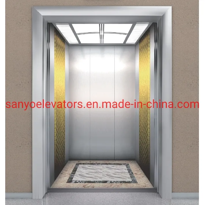 Center Opening Passenger Elevator Lift 450KG