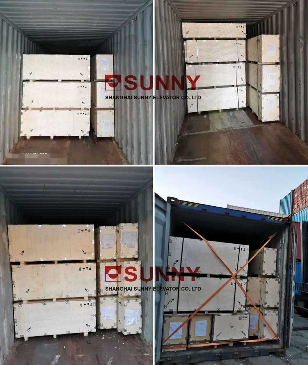 Elevator Side-Opening 2 Panels Landing for Elevator Door System