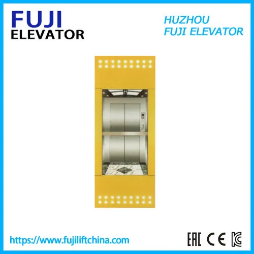 FUJI China Factory Panoramic Residential Sightseeing Elevator Passenger Elevator Home Elevator with Cheap Price Sale