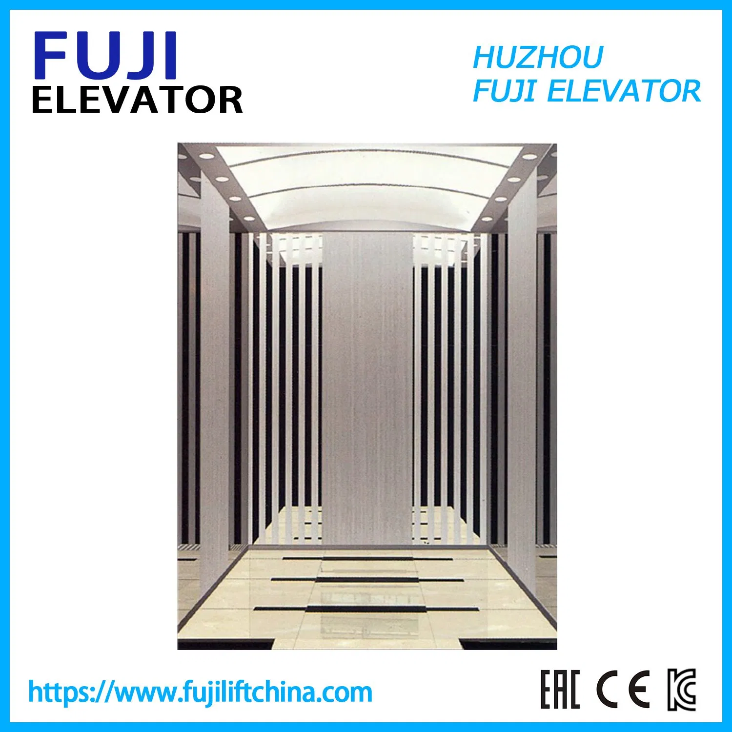 FUJI Passenger House Panoramic Cargo Observation Residential Elevator in China Factory