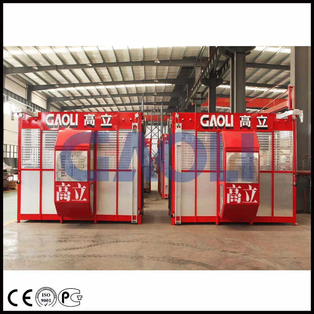 Gaoli Ce Approved Construction Elevator Sc100/100