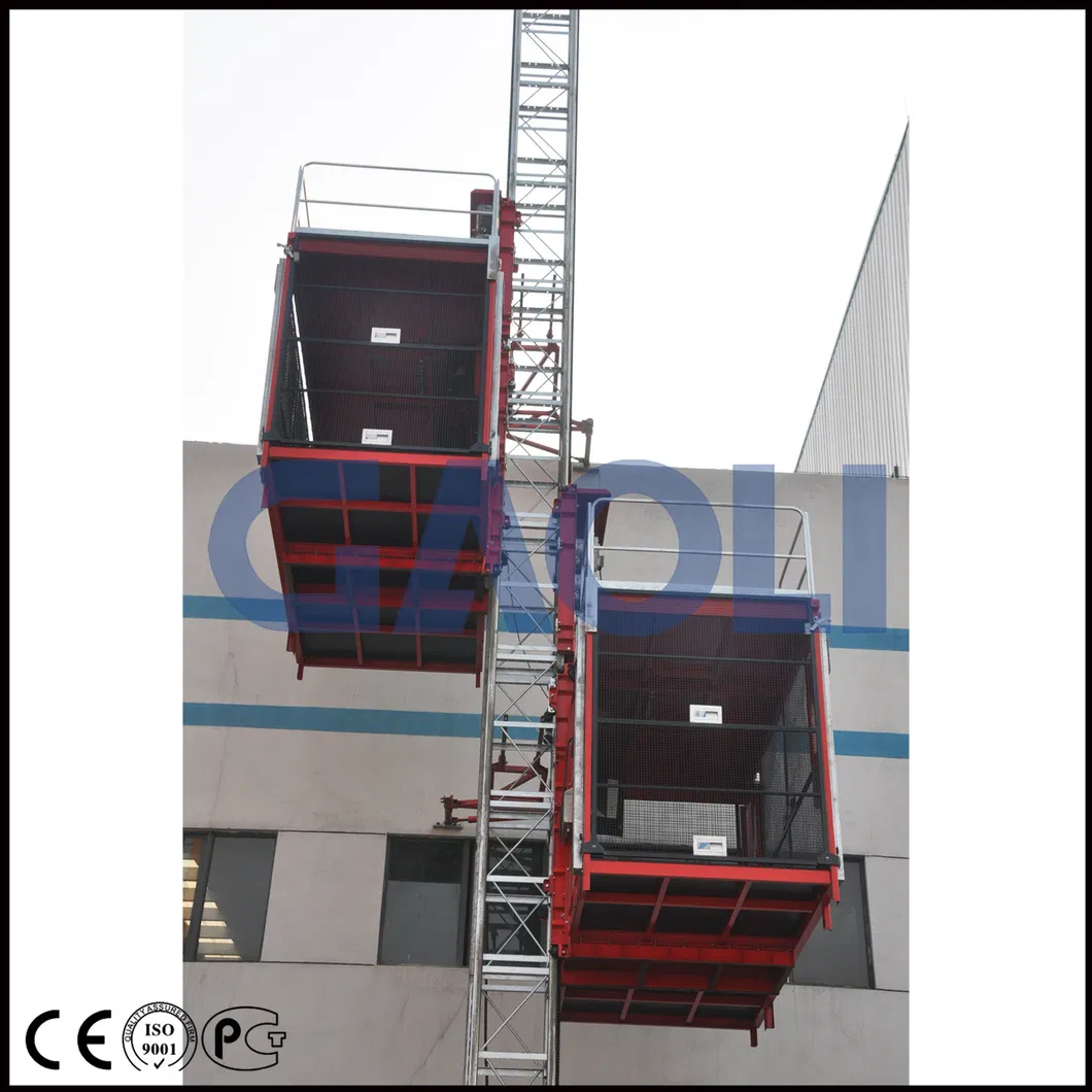 Gaoli Ce Approved Construction Elevator Sc100/100