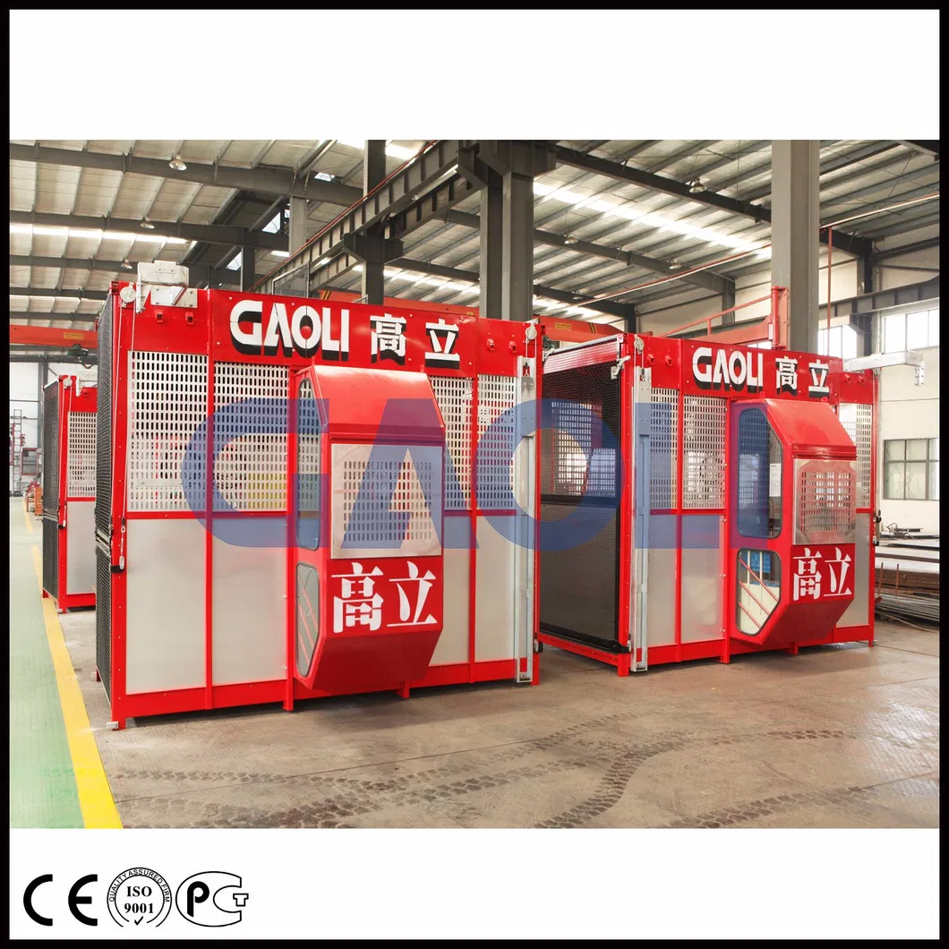 Gaoli Ce Approved Construction Elevator Sc100/100