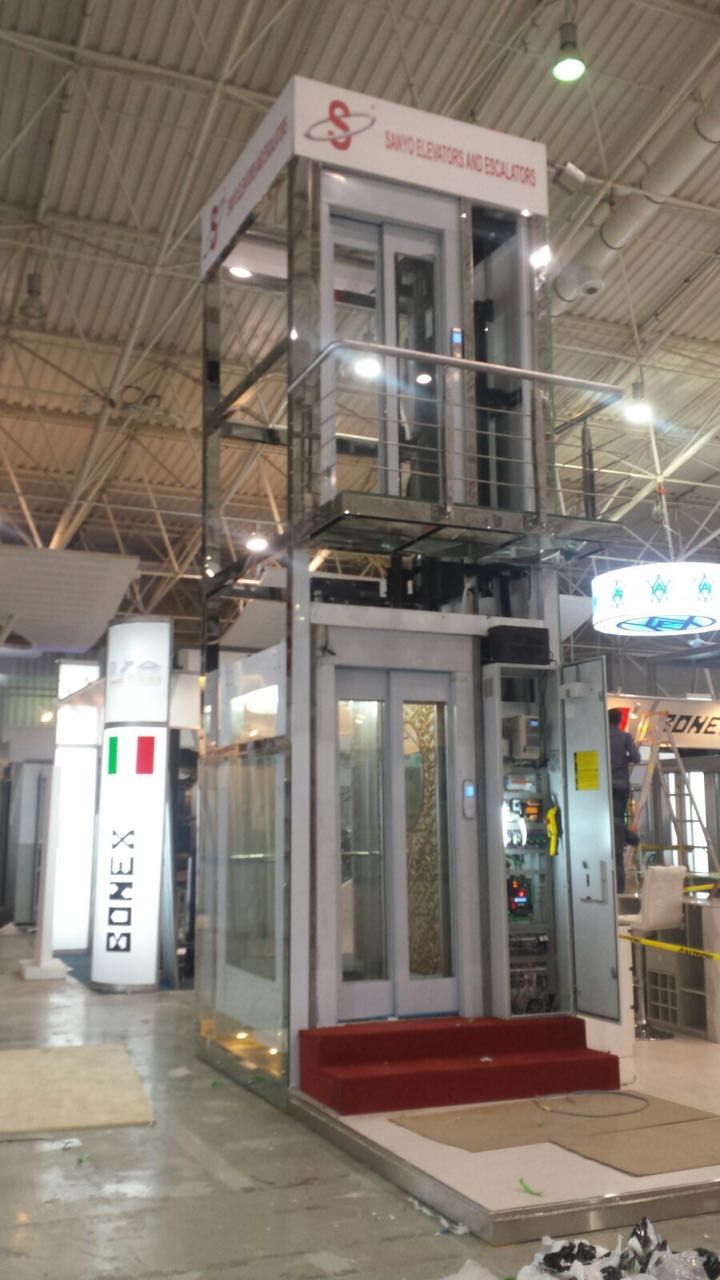 Glass round panoramic passenger elevator