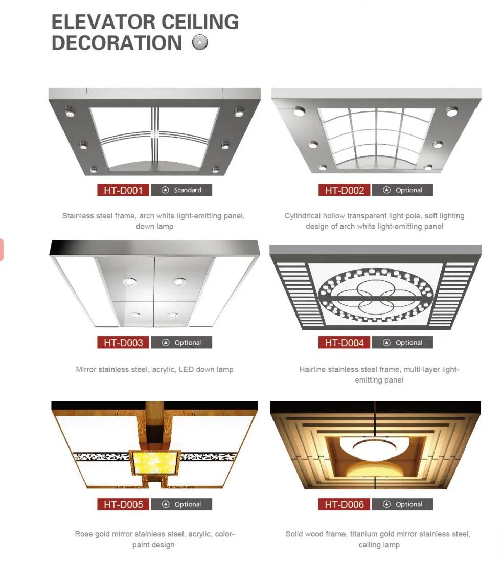 High Grade Center Opening Passenger Elevator with High Speed&Safety