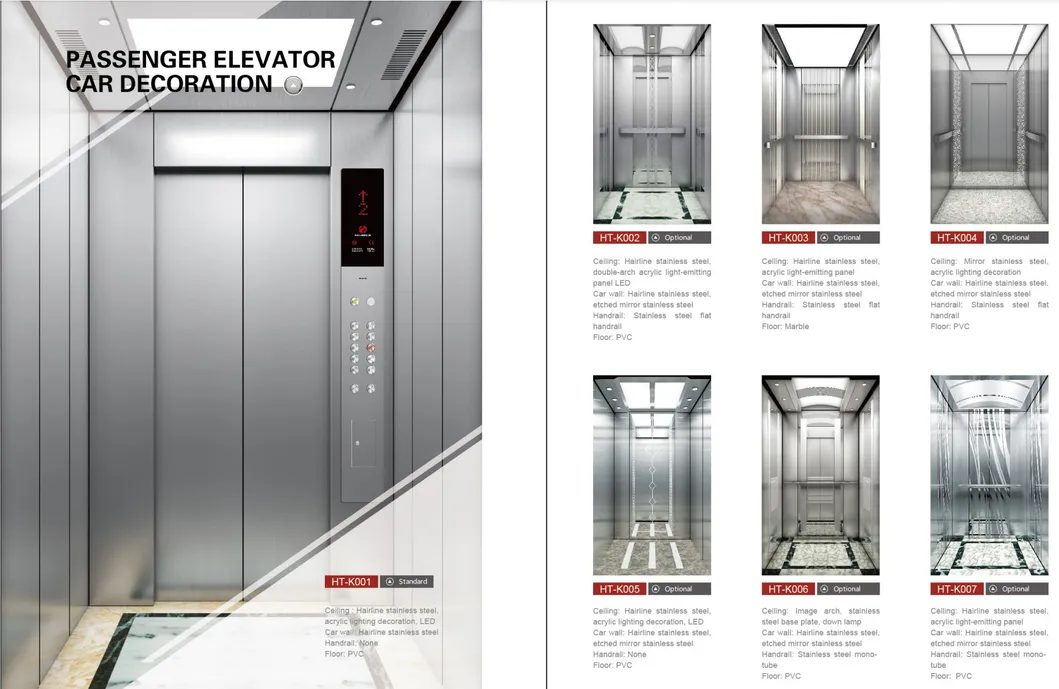 High Grade Center Opening Passenger Elevator with High Speed&Safety