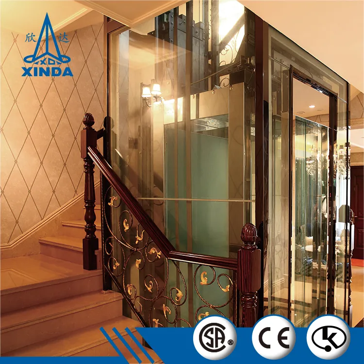 Home Passenger Lift Cheap Luxury Villa Residential Elevator Lift