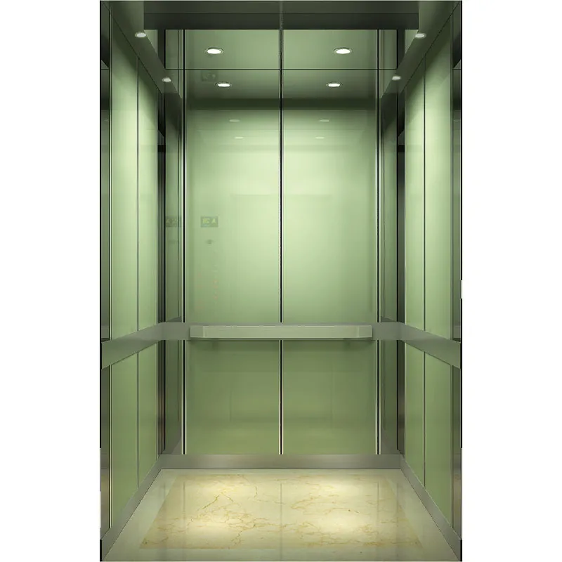 Mirror Etching Stainless Steel Passenger Elevator For Modern Building