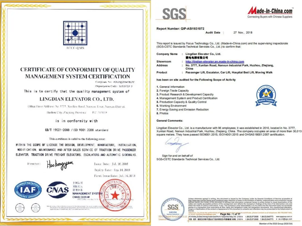 Quality and Cheap Stable Customized Passenger Escalator for Building