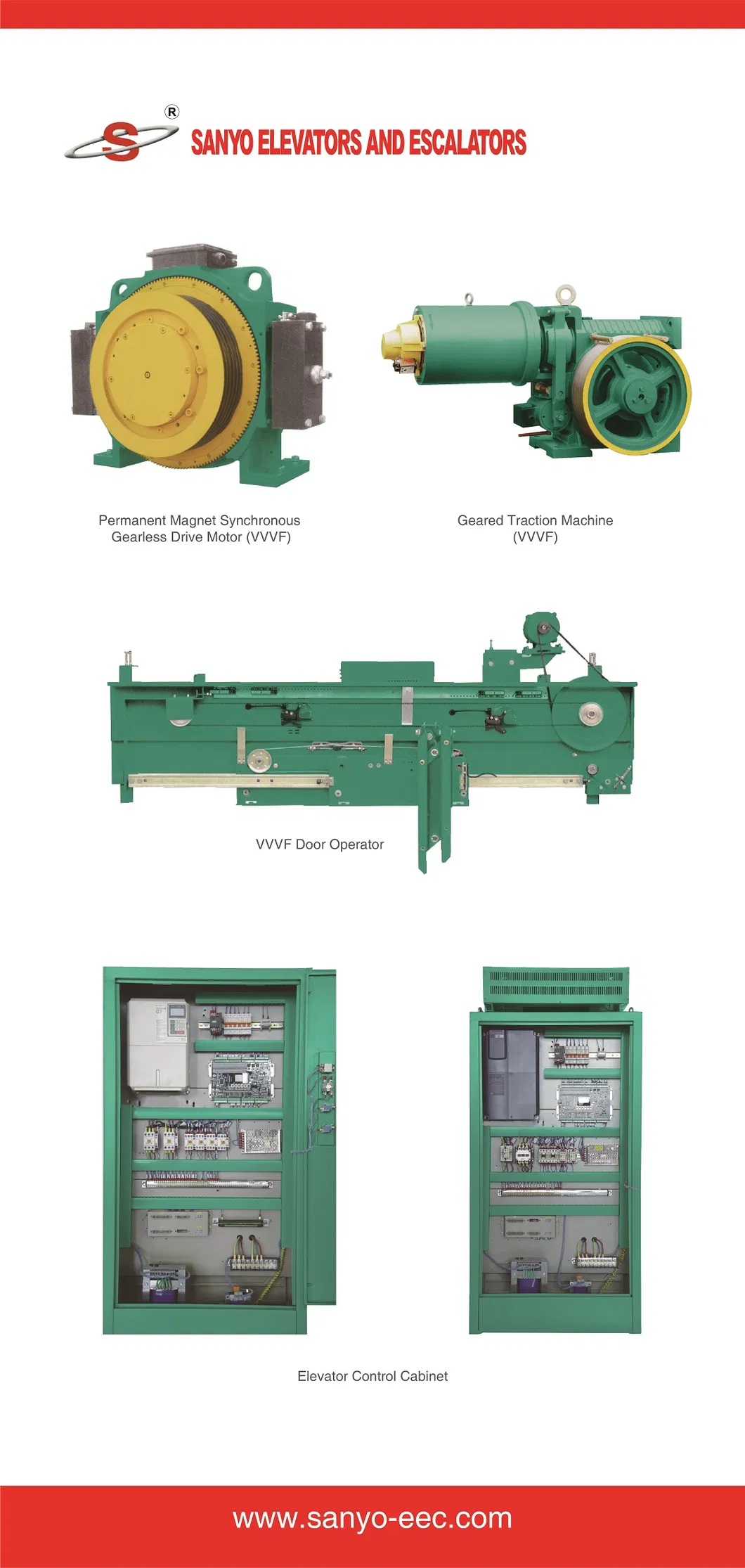 SANYO Bed Elevator Hospital Using with High Quality and Big Door Opening for Patients