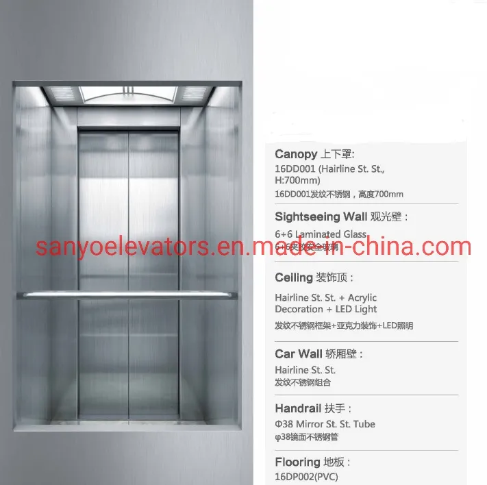 SANYO FUJI CE EAC certified Safe and Stable Functions Panoramic Lift