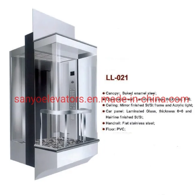 SANYO FUJI CE EAC certified Safe and Stable Functions Panoramic Lift