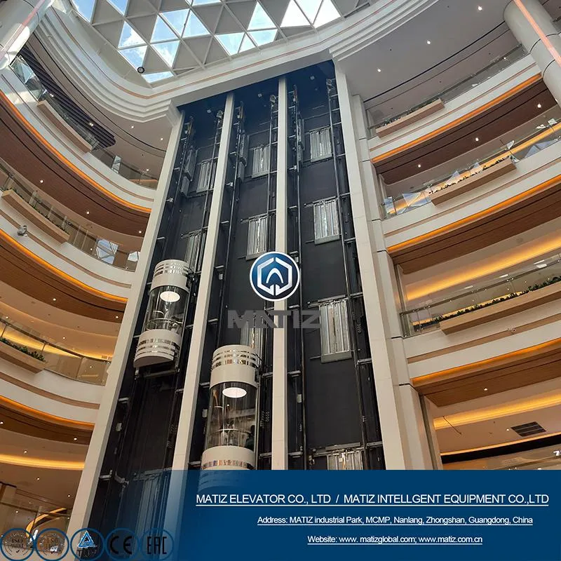 Sightseeing Observation Panoramic Glass Passenger Elevator Lift