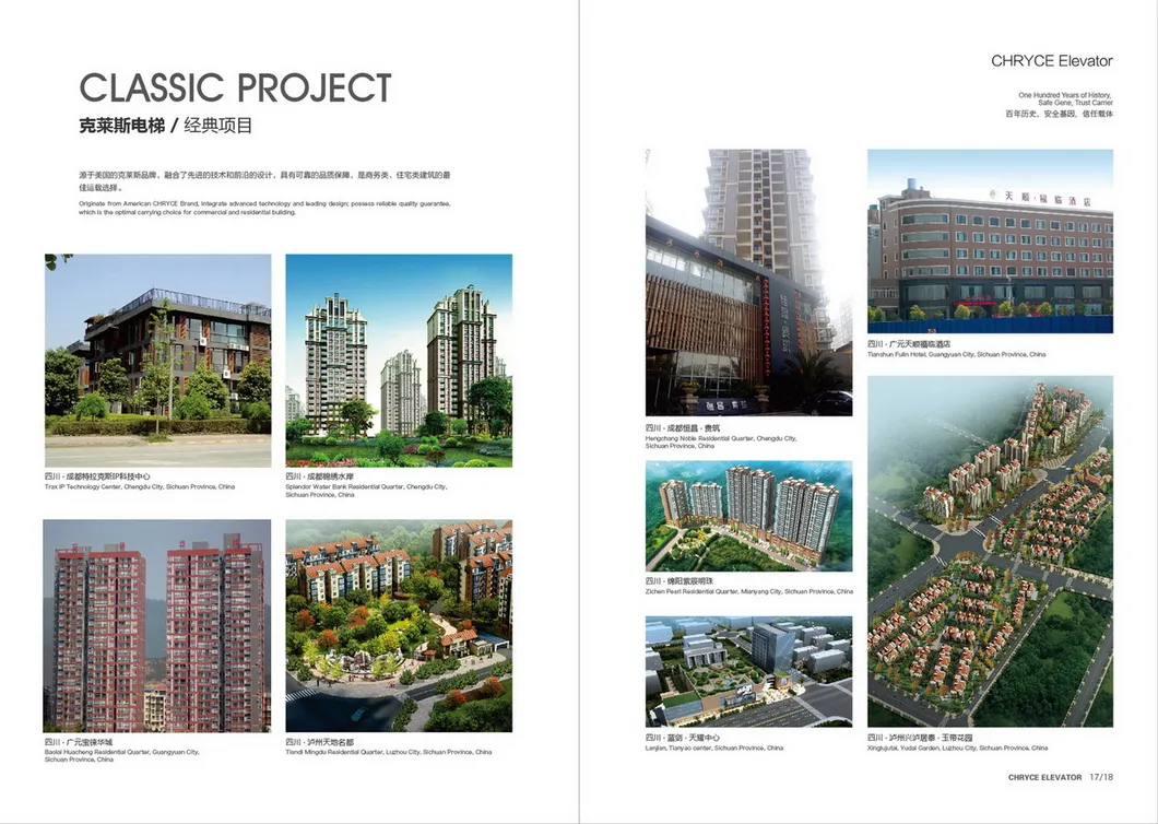 Small Machine Room Passenger Elevator