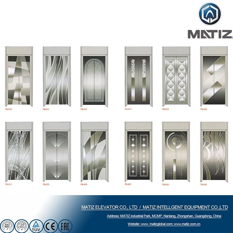 Vvvf High Quality Center Opening Passenger Elevator with Competitive Price