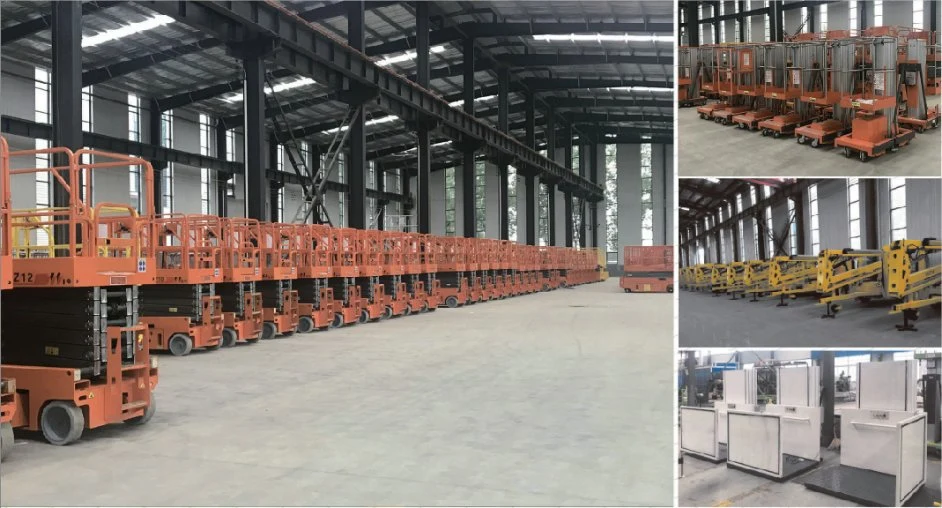 Warehouse Wall Mounted Goods Lift Guide Rail Hydraulic Small Cargo Lift Platform Freight Elevator Cargo Elevator